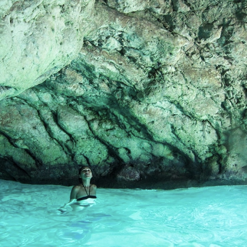 Crystal clear Adriatic sea on a private boat tour from Hvar